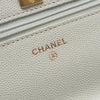 Chanel CC Quilted Caviar Wallet on Chain Secondhand