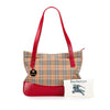Burberry Haymarket Check Canvas Tote Secondhand