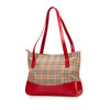 Burberry Haymarket Check Canvas Tote Secondhand