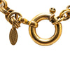 Chanel Gold Plated CC Tornado Pendant Necklace Secondhand