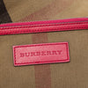 Burberry Mini Mega Check Canvas Ashby Tassel Bucket Bag Secondhand