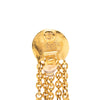 Secondhand Chanel CC Gold Plated Dangling Clip On Earrings