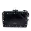 Valentino Textured Leather Rolling Rockstud Camera Bag Secondhand
