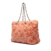 Miu Miu Eco Shearling Crystal Chain Tote Secondhand