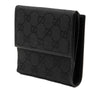 Gucci GG Canvas and Leather Bamboo Compact Wallet Secondhand