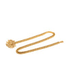 Chanel Gold Plated Leo Lion Sun Medallion Charm Necklace Secondhand
