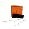 Hermès Gold Plated and Enamel Eileen Pendant Necklace Secondhand