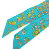 Hermès Rencontre Oceane Silk Twilly Scarf Secondhand