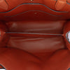 Ferragamo Leather Gancini Trifolio Top Handle Bag Secondhand