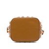 Fendi Mini Leather Studded Floral Mon Tresor Bucket Bag Secondhand