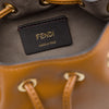 Fendi Mini Leather Studded Floral Mon Tresor Bucket Bag Secondhand