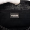 Burberry Small House Check Trimmed Grainy Calfskin Horn Toggle Tote Secondhand
