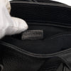Burberry Small House Check Trimmed Grainy Calfskin Horn Toggle Tote Secondhand