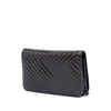 Chanel CC Distressed Chevron Patent Crossing Wallet On Chain Secondhand