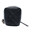 Chanel CC Quilted Lambskin Cube Wristlet Vanity Case Secondhand