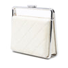 Chanel Quilted Lambskin Metal Bar Convertible Clutch Secondhand