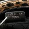 Dior Medium Canvas Cannage Leopard Print Lady Dior Secondhand