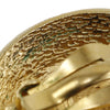 Secondhand Chanel Gold Plated Rue Cambon Medallion Clip On Earrings