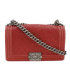Chanel Old Medium Quilted Lambskin Boy Flap Secondhand