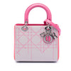 Dior Medium Tricolor Lambskin Macrocannage Stitched Lady Dior Secondhand