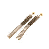 Secondhand Dior Gold Plated Strass JAdior Drop Push Back Earrings