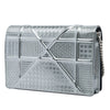 Dior Metallic Patent Microcannage Diorama Wallet on Chain Secondhand