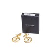 Chanel Gold Plated CC Drop Clip On Earrings Secondhand