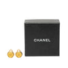 Secondhand Chanel CC Gold Plated Round Clip On Earrings