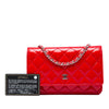 Chanel CC Quilted Patent Wallet On Chain Secondhand
