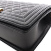 Chanel Old Medium Quilted Caviar Boy Flap Secondhand