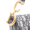 Dior Mini Oblique Canvas Saddle Bag Secondhand