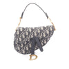 Dior Mini Oblique Canvas Saddle Bag Secondhand
