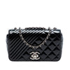 Chanel Small Quilted Patent Coco Boy Flap Secondhand