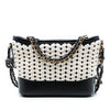 Chanel Small Knit and Calfskin Gabrielle Hobo Secondhand