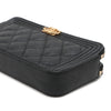 Chanel Small Quilted Caviar Boy Clutch With Chain Secondhand