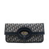 Dior Oblique Canvas Fold Over Clutch Secondhand