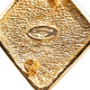 Chanel CC Gold Plated Diamond Brooch Secondhand