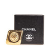 Chanel CC Gold Plated Diamond Brooch Secondhand