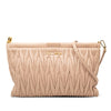 Miu Miu Matelasse Nappa Frame Clutch with Strap Secondhand