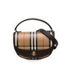 Burberry Leather Trimmed House Check Coated Canvas Highlands Satchel Secondhand