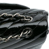 Chanel Jumbo Classic Chevron Patent Single Flap Secondhand