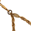 Chanel CC Gold Plated Double Chain Loupe Magnifying Glass Pendant Necklace Secondhand