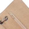Chanel Medium Classic Lambskin Trimmed Canvas Line Double Flap Secondhand
