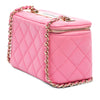 Chanel Small Quilted Lambskin Trendy CC Vanity Case with Chain Secondhand
