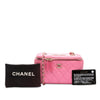 Chanel Small Quilted Lambskin Trendy CC Vanity Case with Chain Secondhand