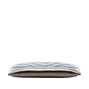 Chanel Chevron Metallic Aged Calfskin Gabrielle Zip Pouch Secondhand