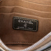 Chanel Chevron Metallic Aged Calfskin Gabrielle Zip Pouch Secondhand