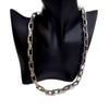 Louis Vuitton Stainless Steel Monogram Chain Link Necklace Secondhand