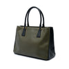 Prada Small Bicolor Saffiano Lux Gardeners Tote Secondhand