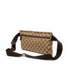 Gucci GG Canvas Double Pocket Belt Bag Secondhand
